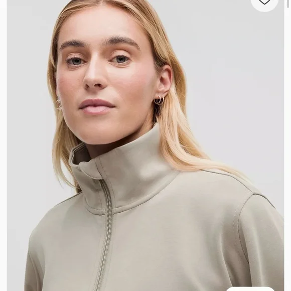 Lululemon Athletica Brushed Softstreme Half Zip - Picture 3 of 8